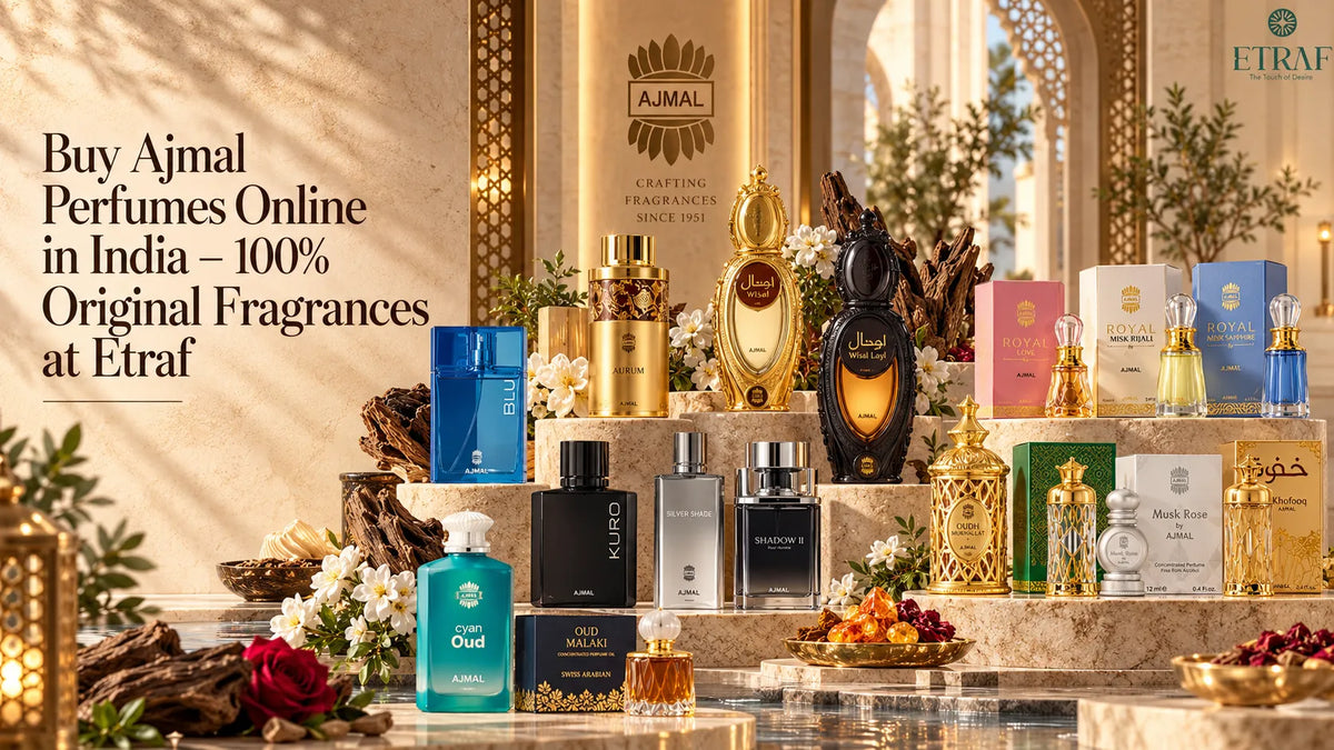 Buy Ajmal Perfumes Online in India – 100% Original Fragrances at Etraf