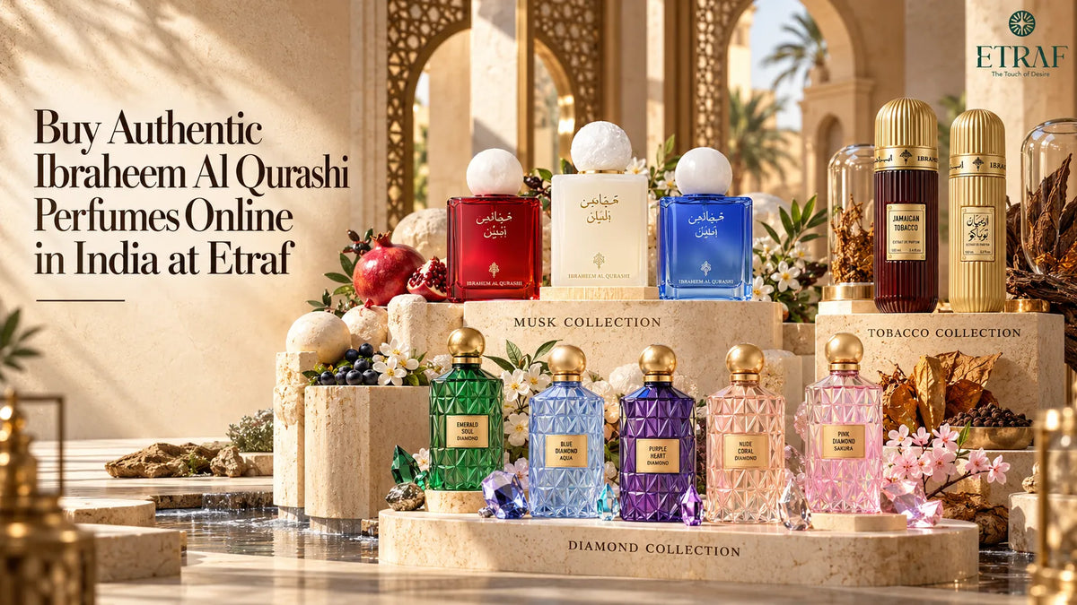 Buy Authentic Ibraheem Al Qurashi Perfumes Online in India at Etraf