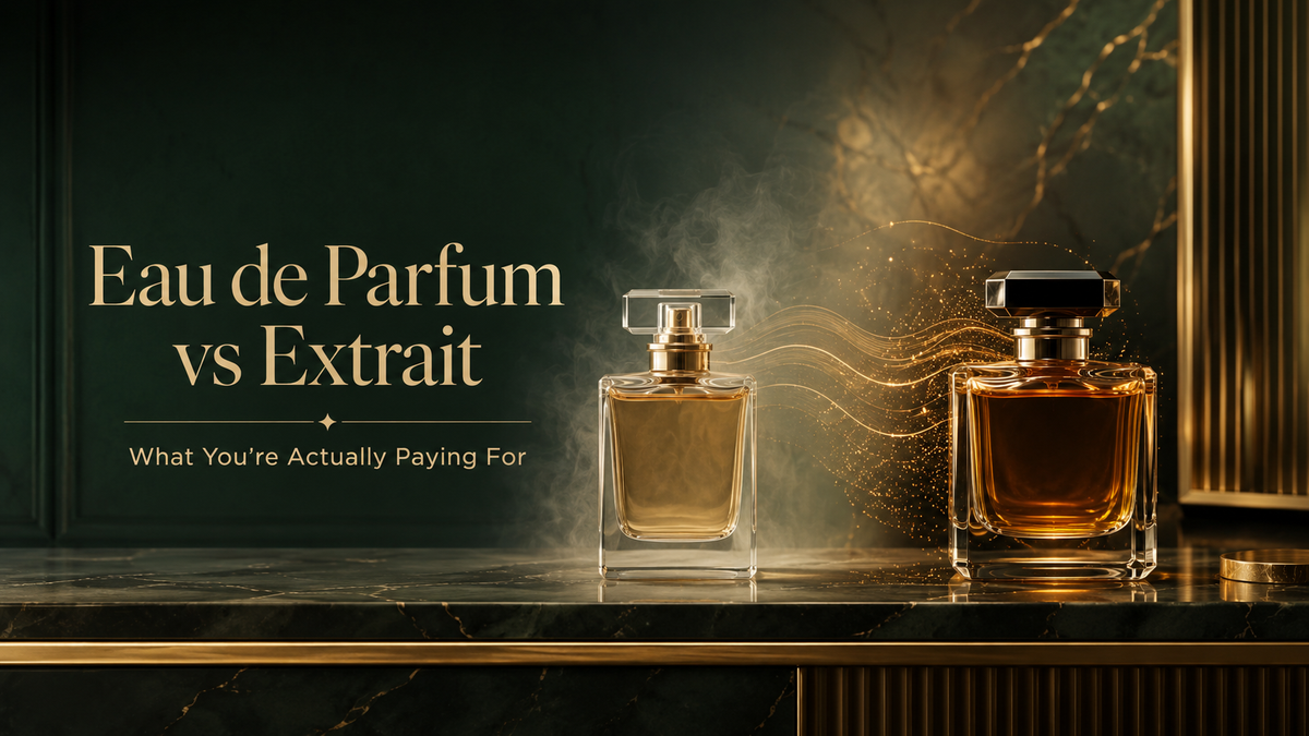 Eau de Parfum vs Extrait: what you're actually paying for