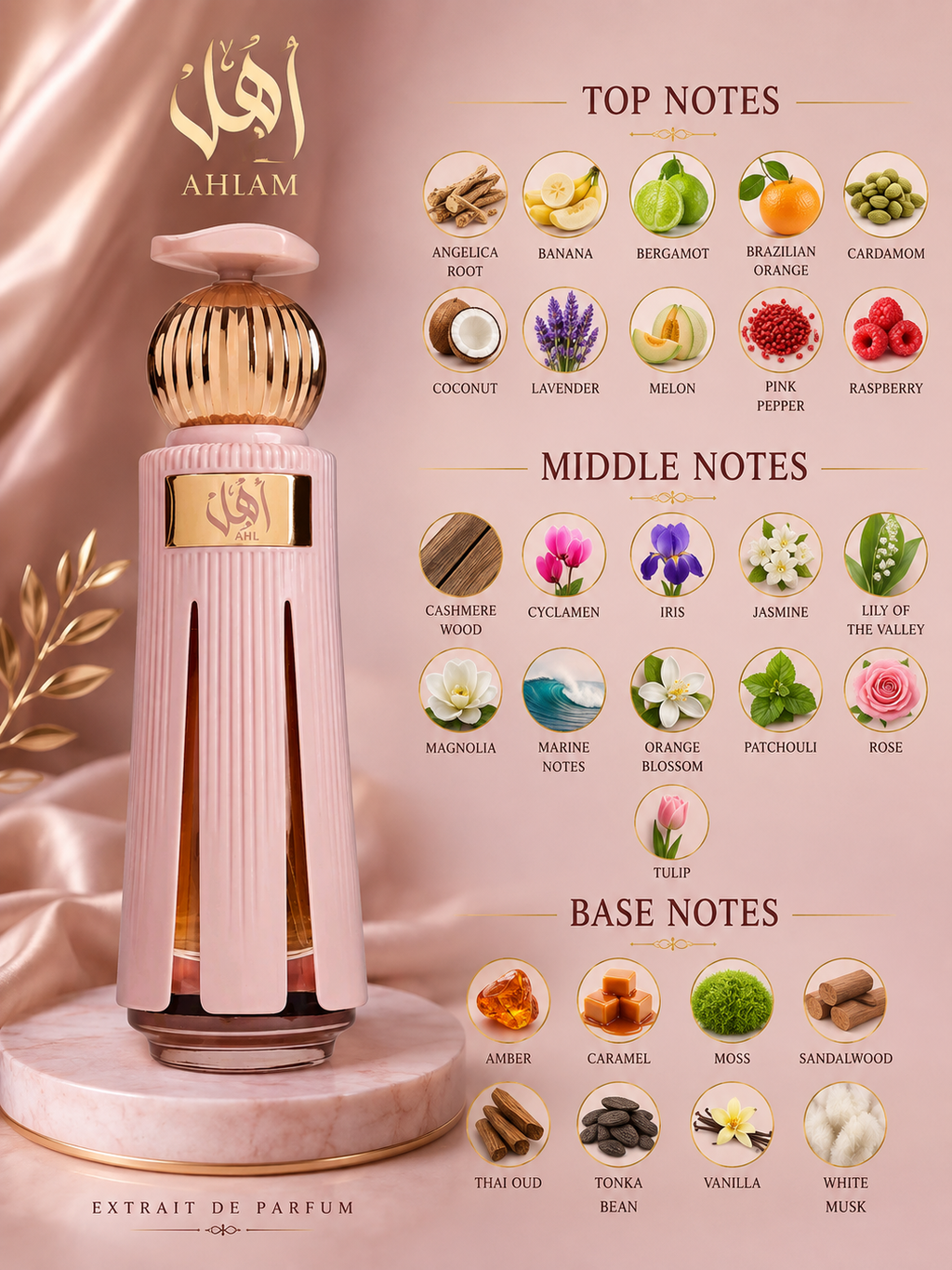 Ahmed Al Maghribi AHL Extrait De Parfum For Unisex