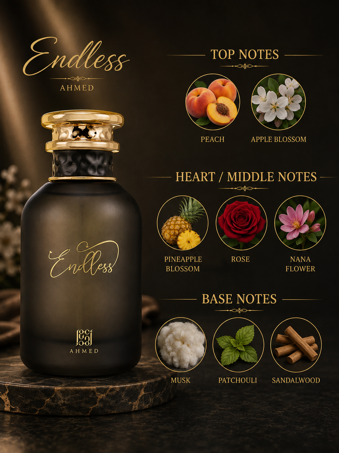 Ahmed Al Maghribi Endless Eau De Parfum For Unisex