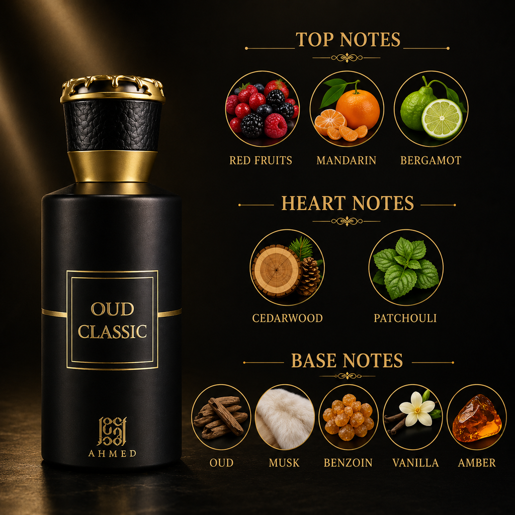 Ahmed Al Maghribi Oud Classic Eau De Parfum For Unisex