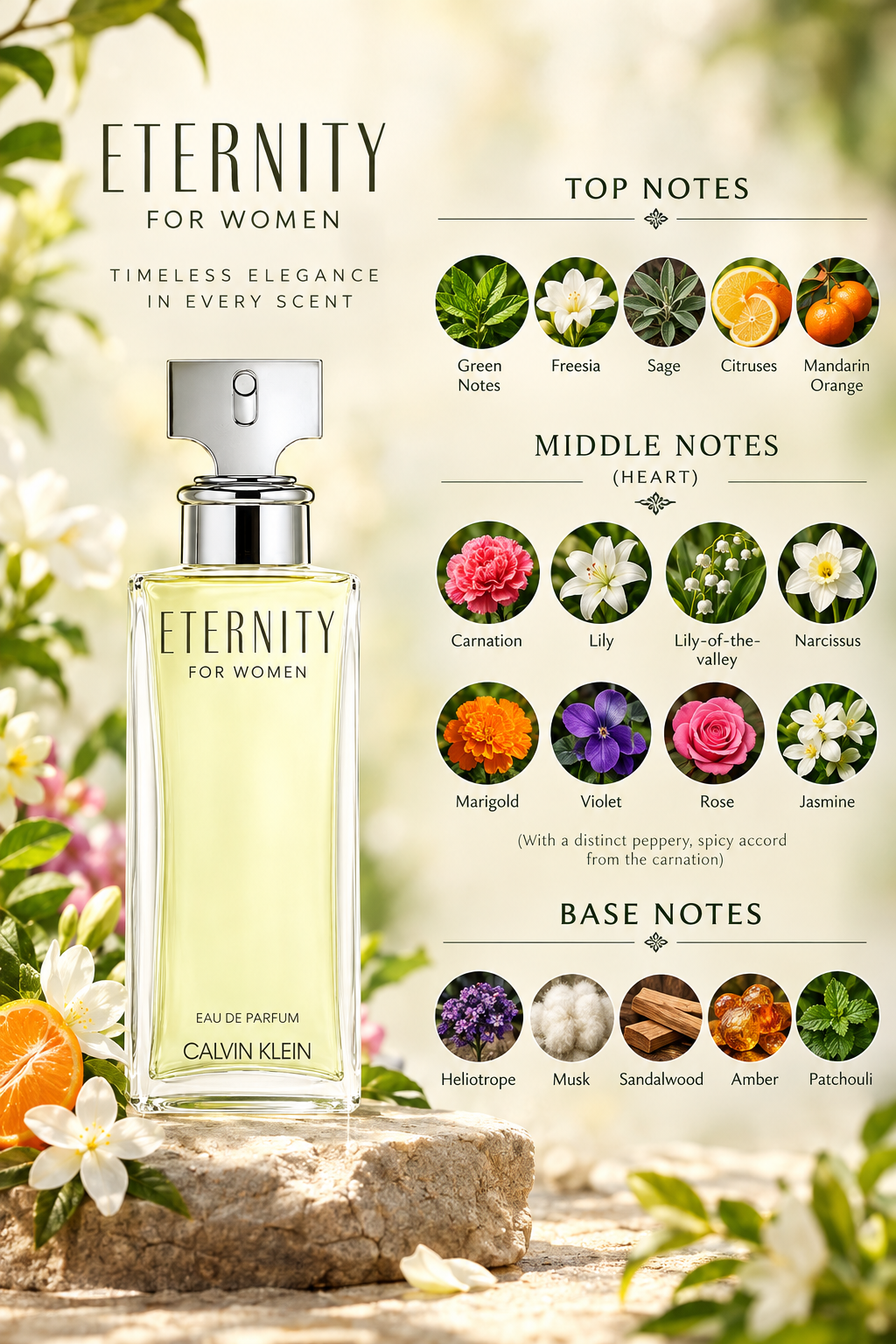 Calvin Klein Eternity Eau De Parfum For Women
