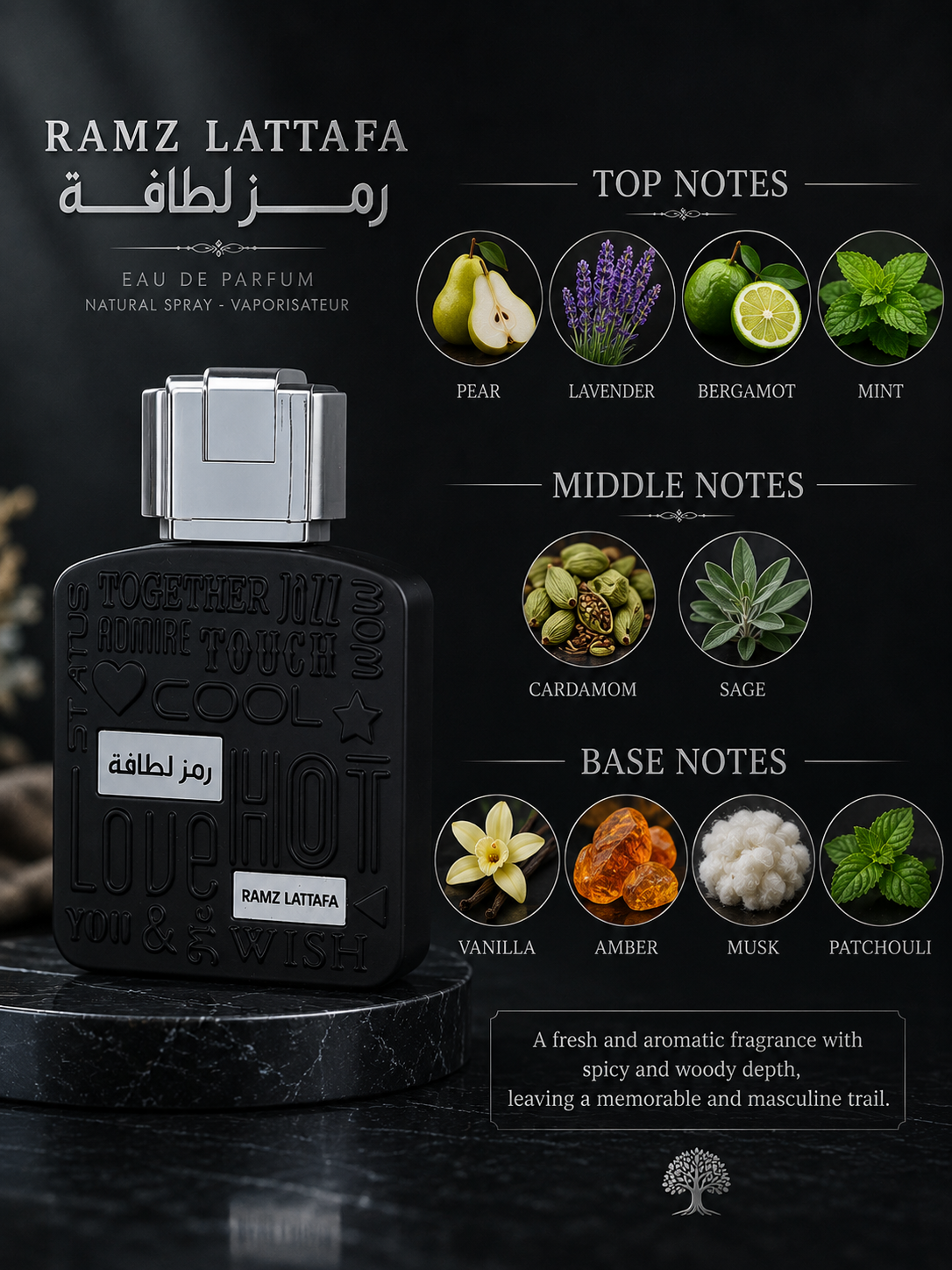 Lattafa Ramz Eau De Parfum For Unisex