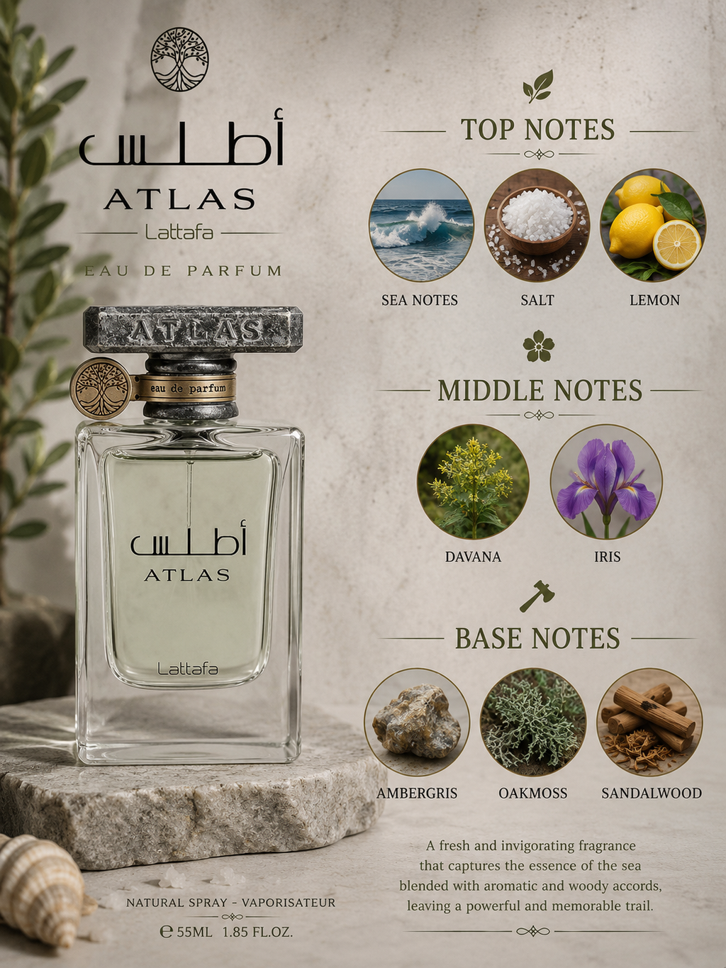 Lattafa Atlas Eau De Parfum For Unisex