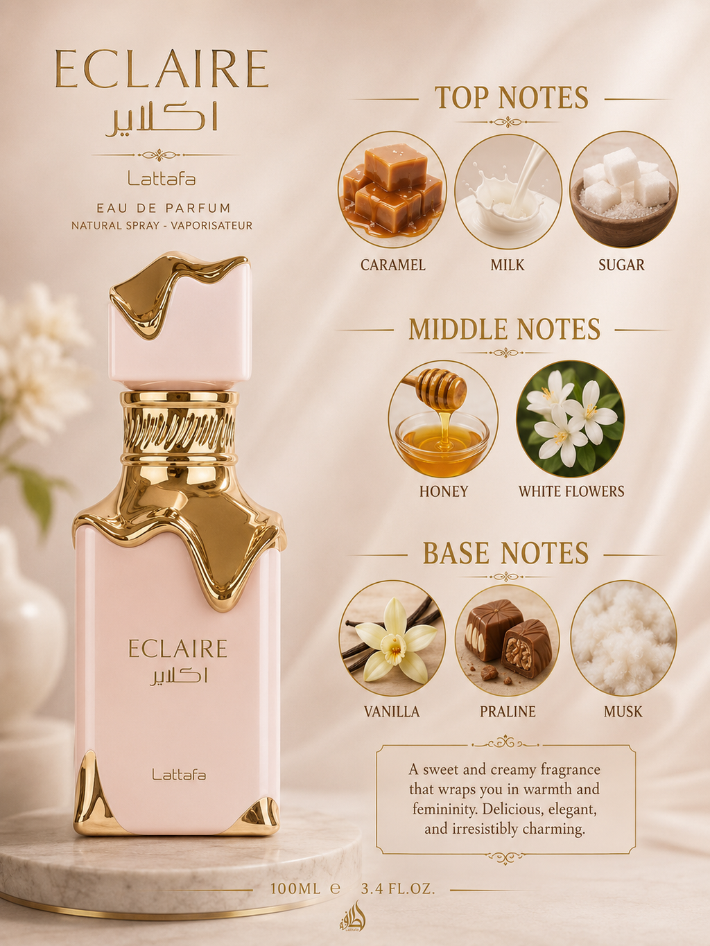 Lattafa Eclaire Eau De Parfum For Women