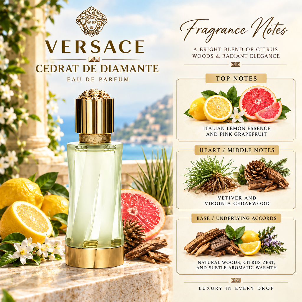 Versace Cedrat de Diamante Eau De Parfum For Unisex