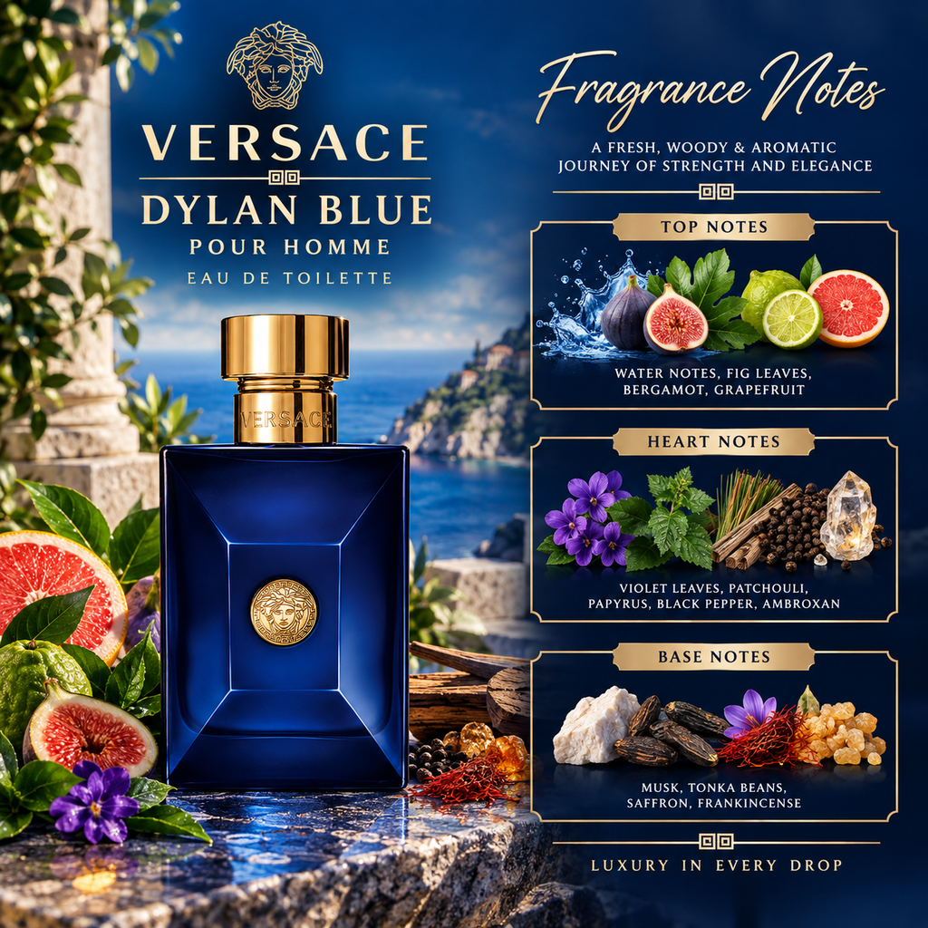 Versace Dylan Blue Pour Homme Eau De Toilette For Men