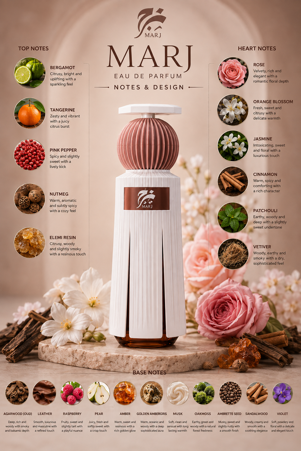 Ahmed Al Maghribi Marj Extrait de Parfum for Unisex