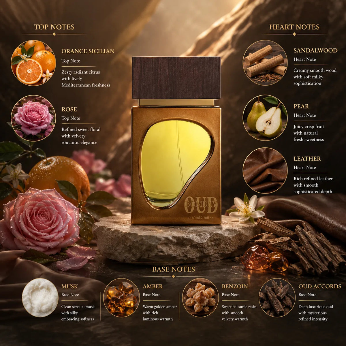 Ahmed Al Maghribi Bombay Oud Eau de Parfum for Unisex