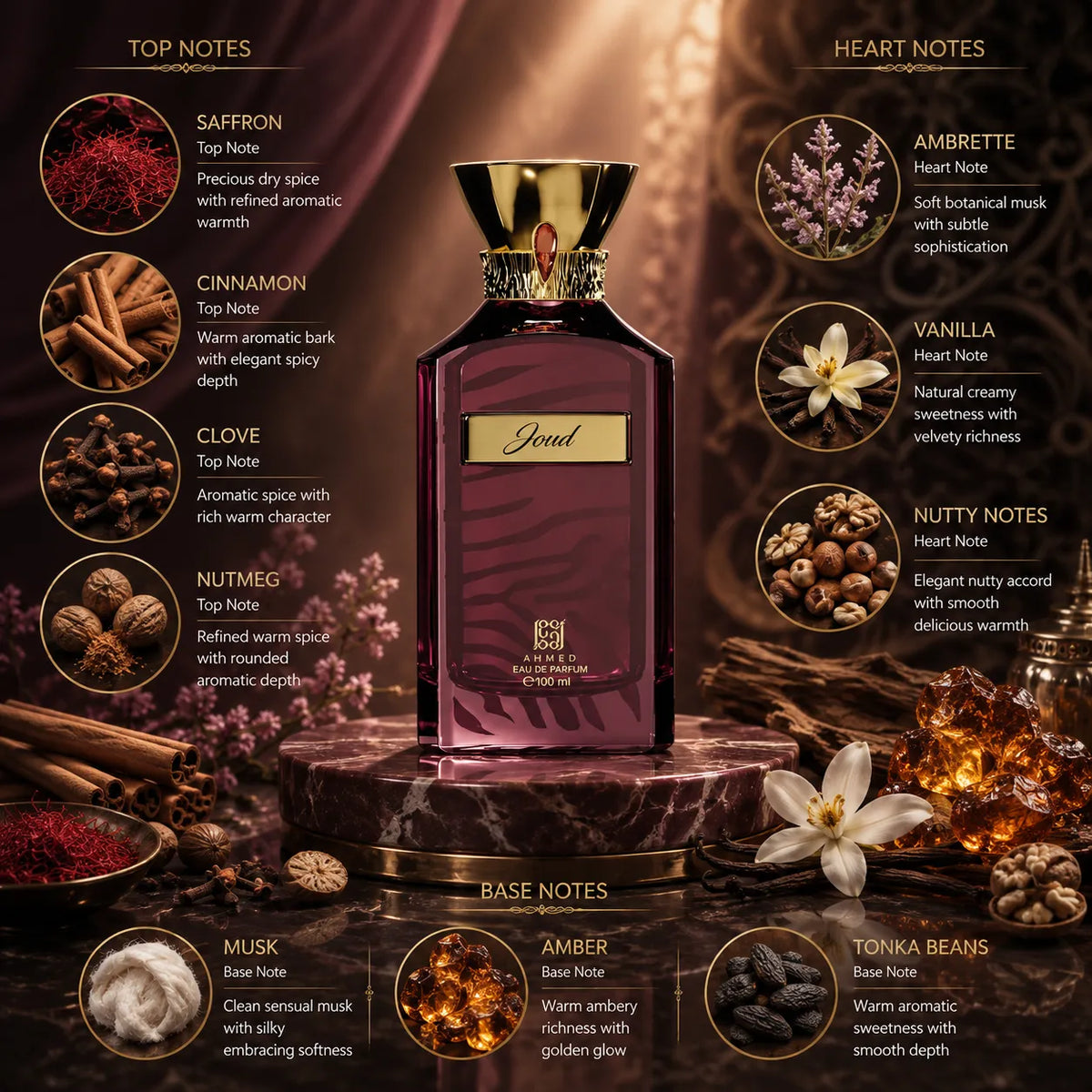 Ahmed Al Maghribi Joud Eau de Parfum for Unisex