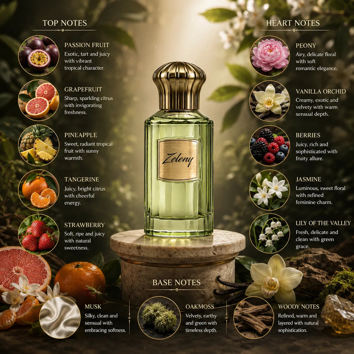 Ahmed Al Maghribi Zeleny Extrait de Parfum for Unisex