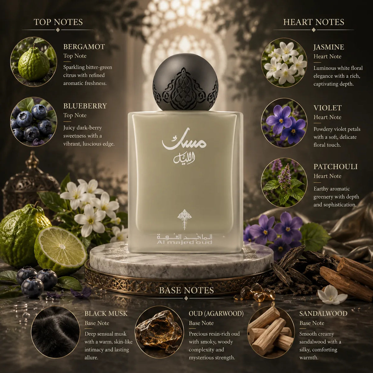 Ibraheem Al Qurashi Musk Al Layl Eau de Parfum for Unisex