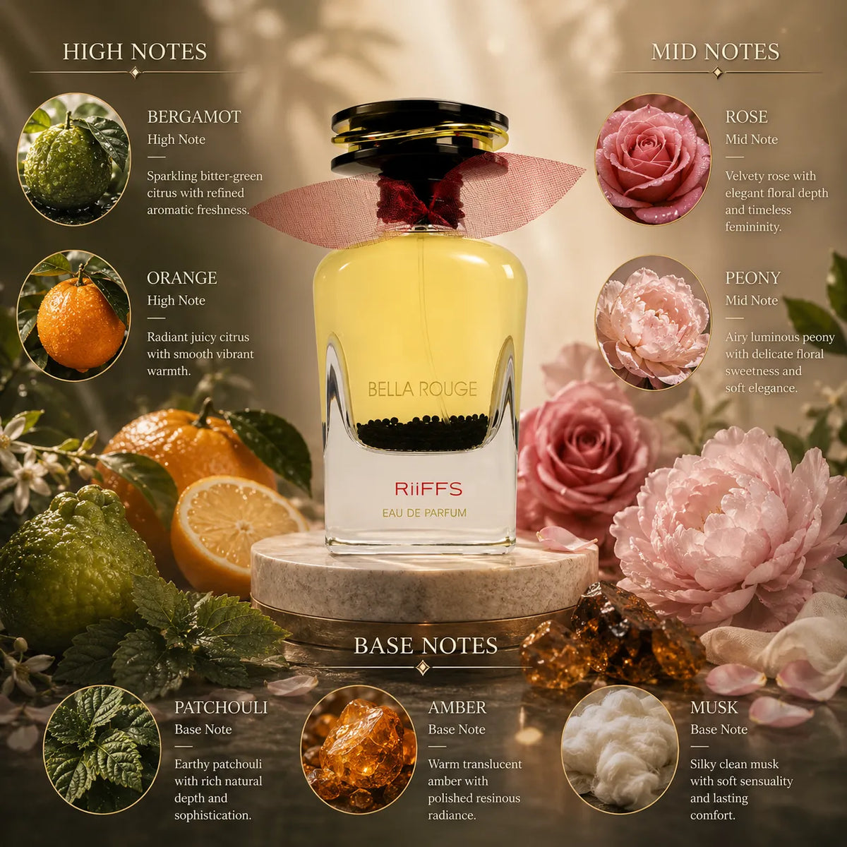 Riiffs Bella Rouge Eau de Parfum for Women