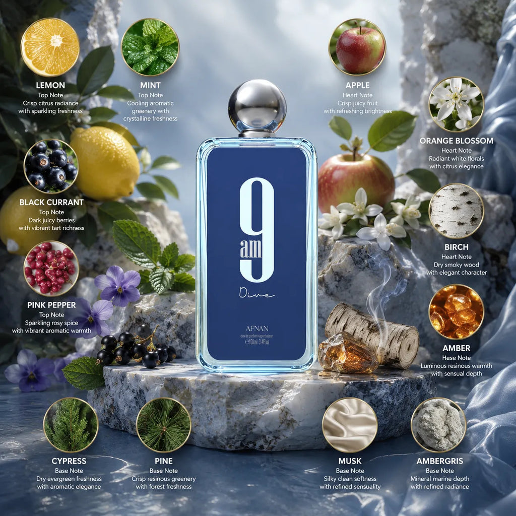 Afnan 9 AM Dive Eau de Parfum for Unisex
