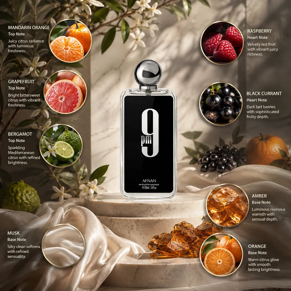 Afnan 9 PM Eau de Parfum for Men
