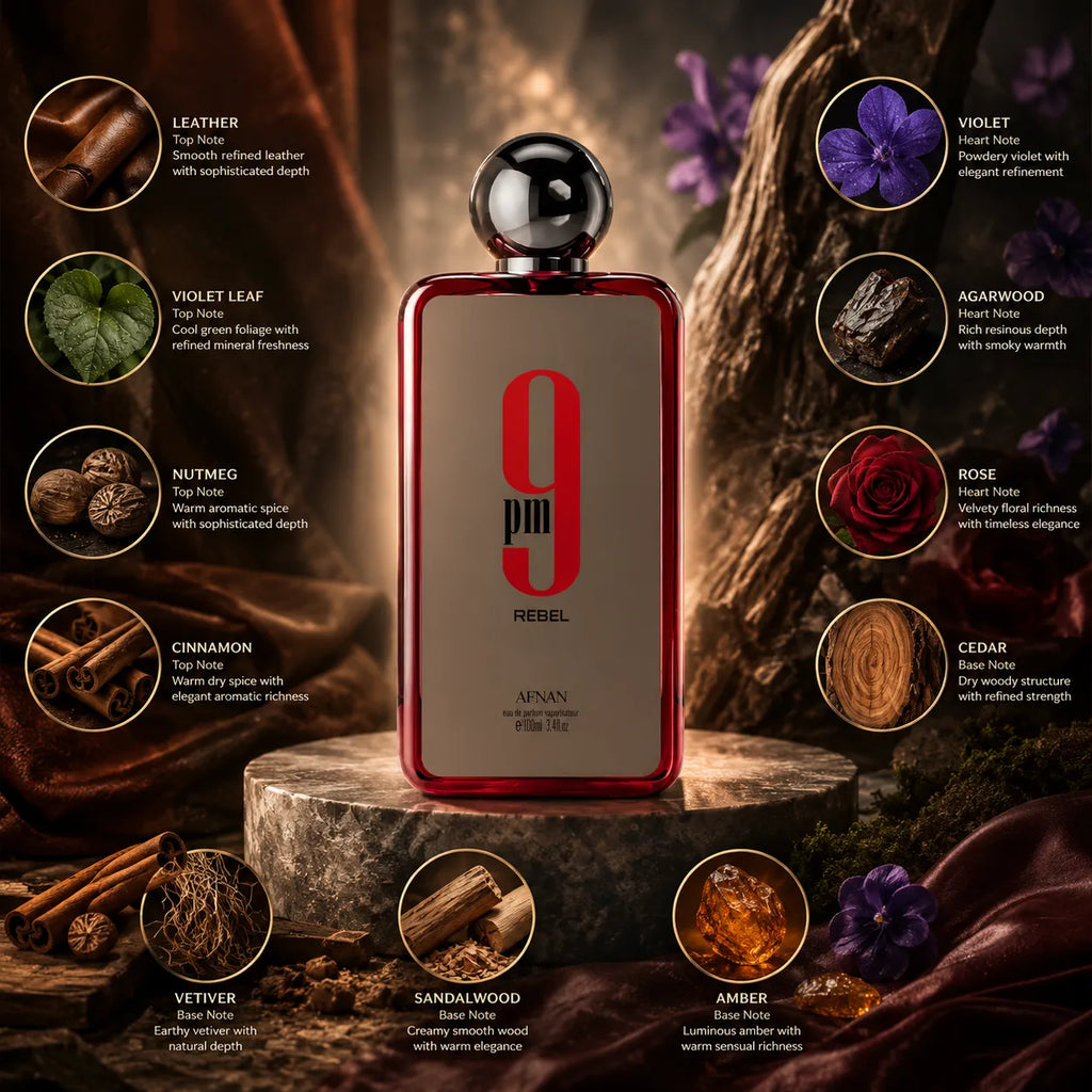 Afnan 9 PM Rebel Eau de Parfum for Unisex