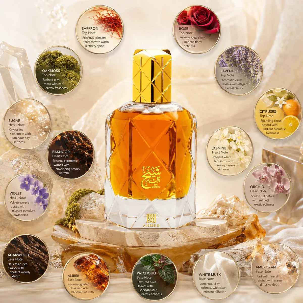 Ahmed Al Maghribi Bin Shaikh Extrait de Parfum for Unisex