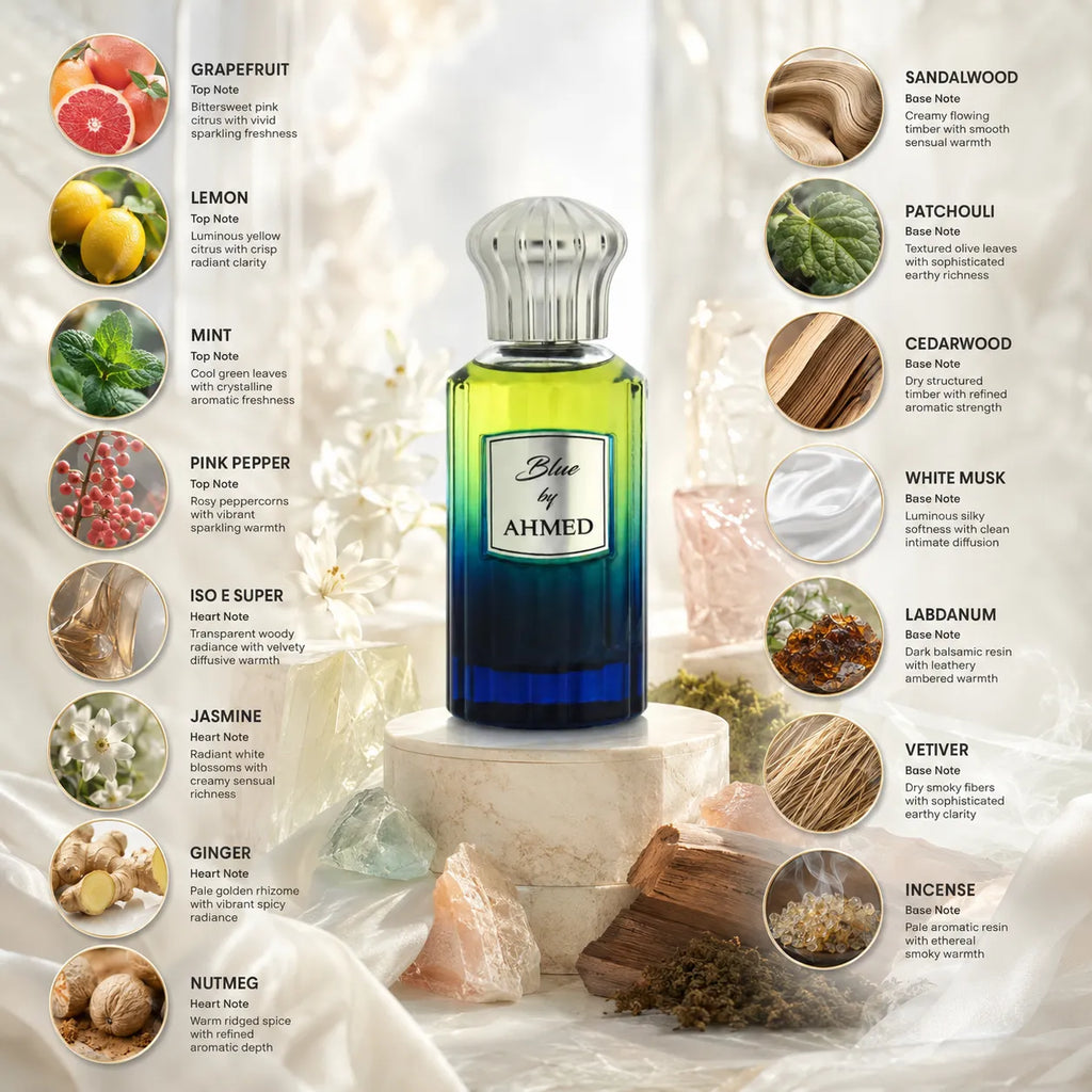 Ahmed Al Maghribi Blu by Ahmed Extrait de Parfum for Unisex