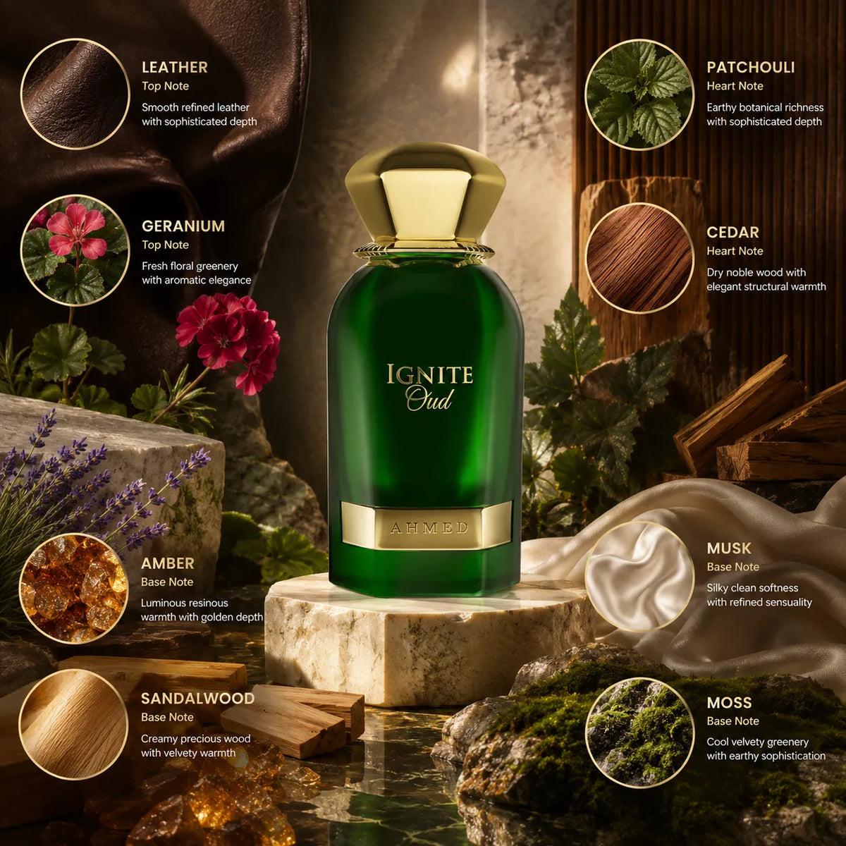 Ahmed Al Maghribi Ignite Oud Eau de Parfum for Unisex