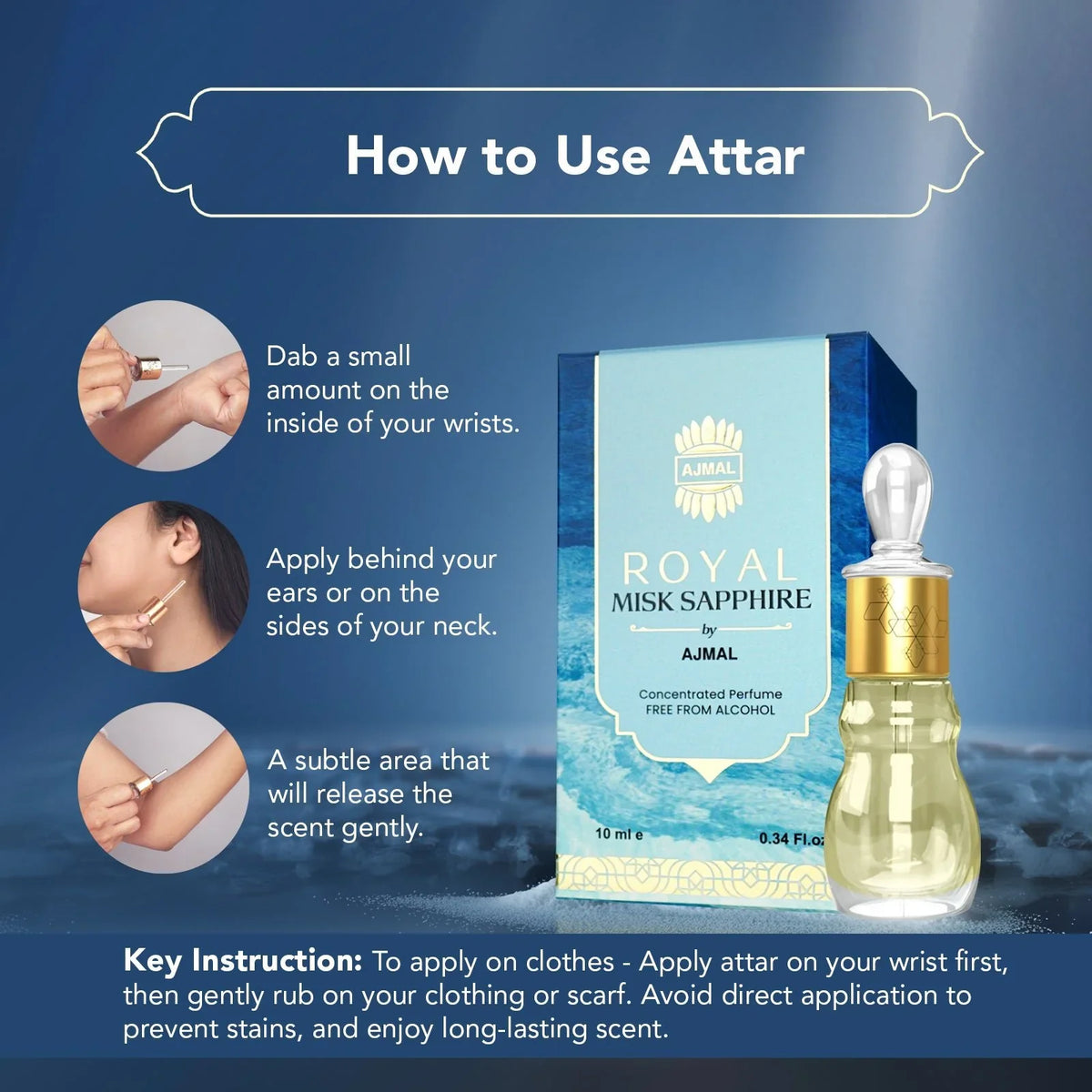 Ajmal Royal Misk Sapphire Attar