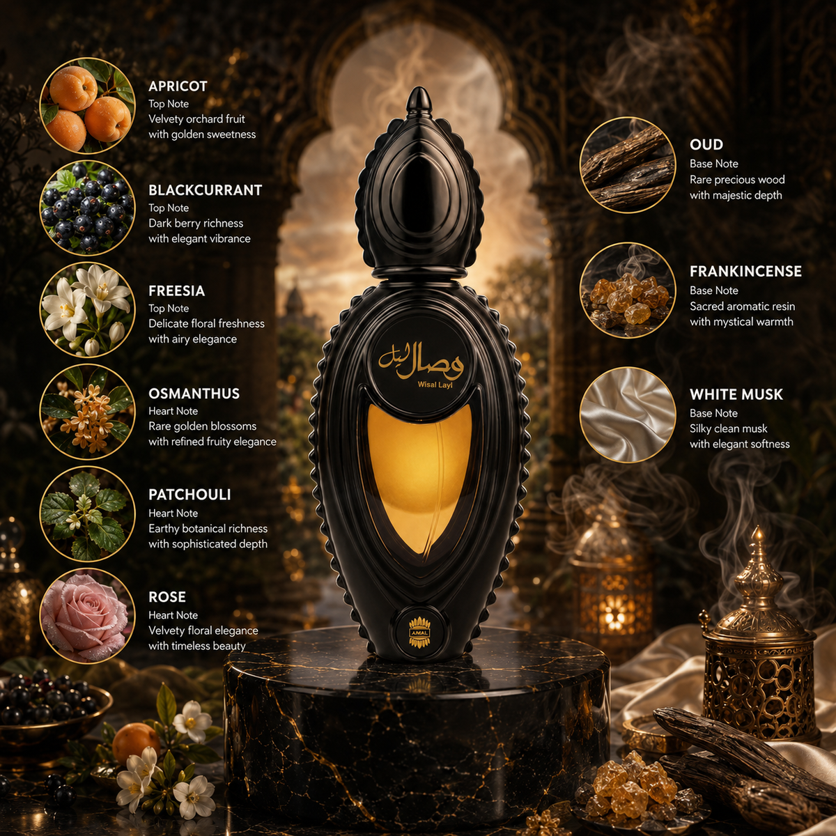 Ajmal Wisal Layl Eau de Parfum for Unisex