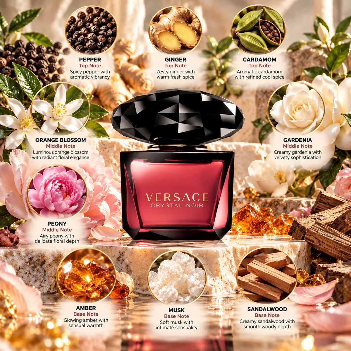Versace Crystal Noir Parfum for Women