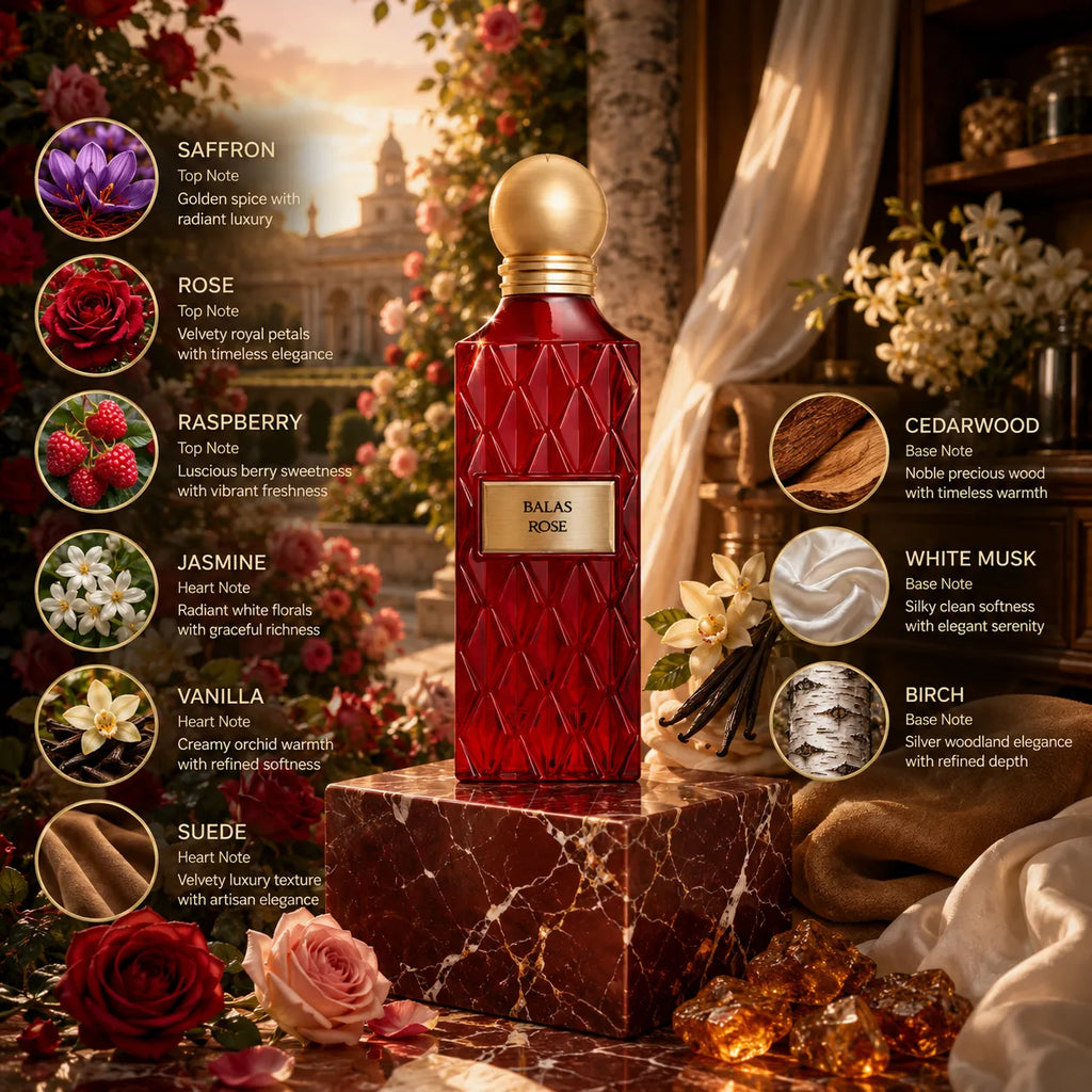 Ibraheem Al Qurashi Balas Rose Eau de Parfum for Unisex