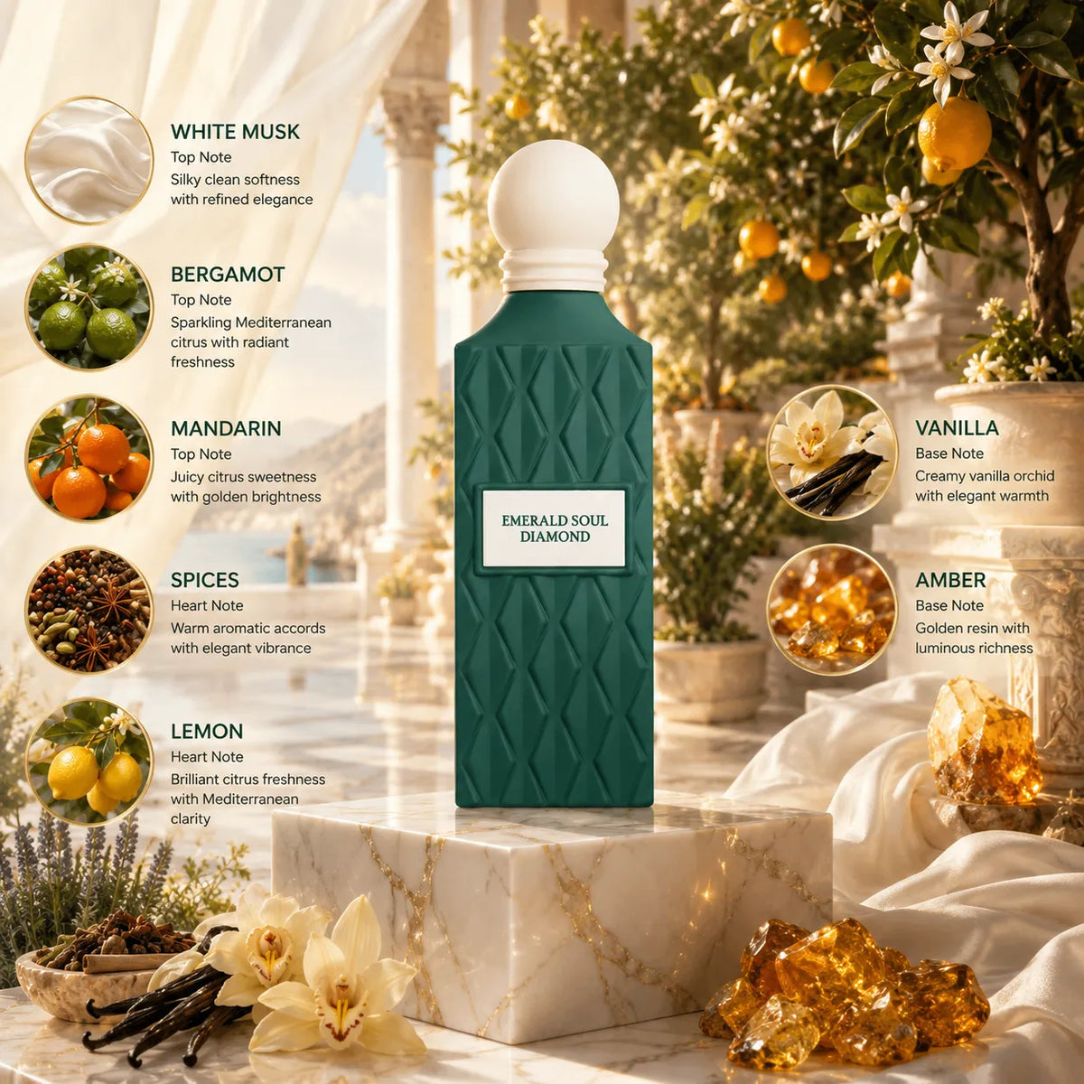 Ibraheem Al Qurashi Emerald Soul Diamond Eau de Parfum for Unisex