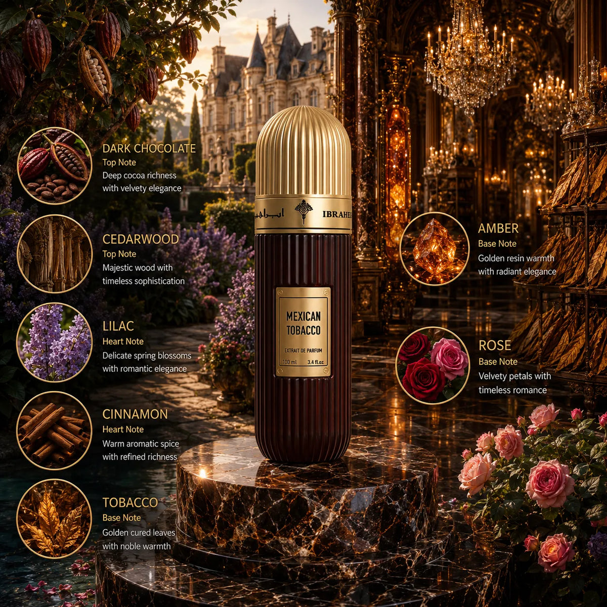 Ibraheem Al Qurashi Mexican Tobacco Extrait de Parfum for Unisex