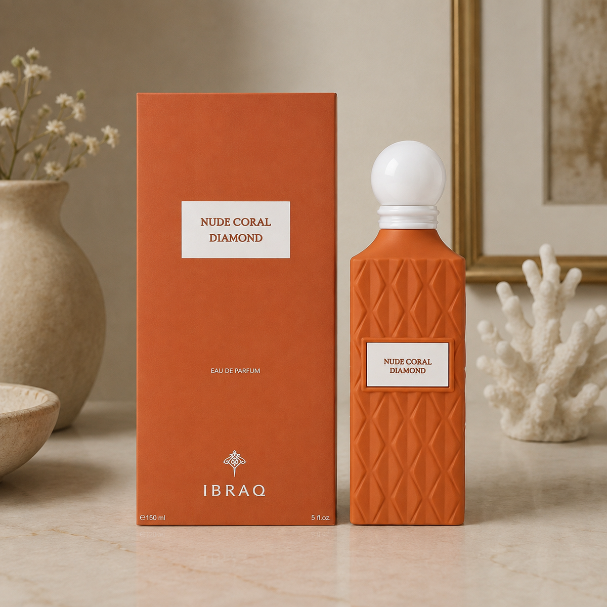 Ibraheem Al Qurashi Nude Coral Diamond Eau de Parfum for Unisex