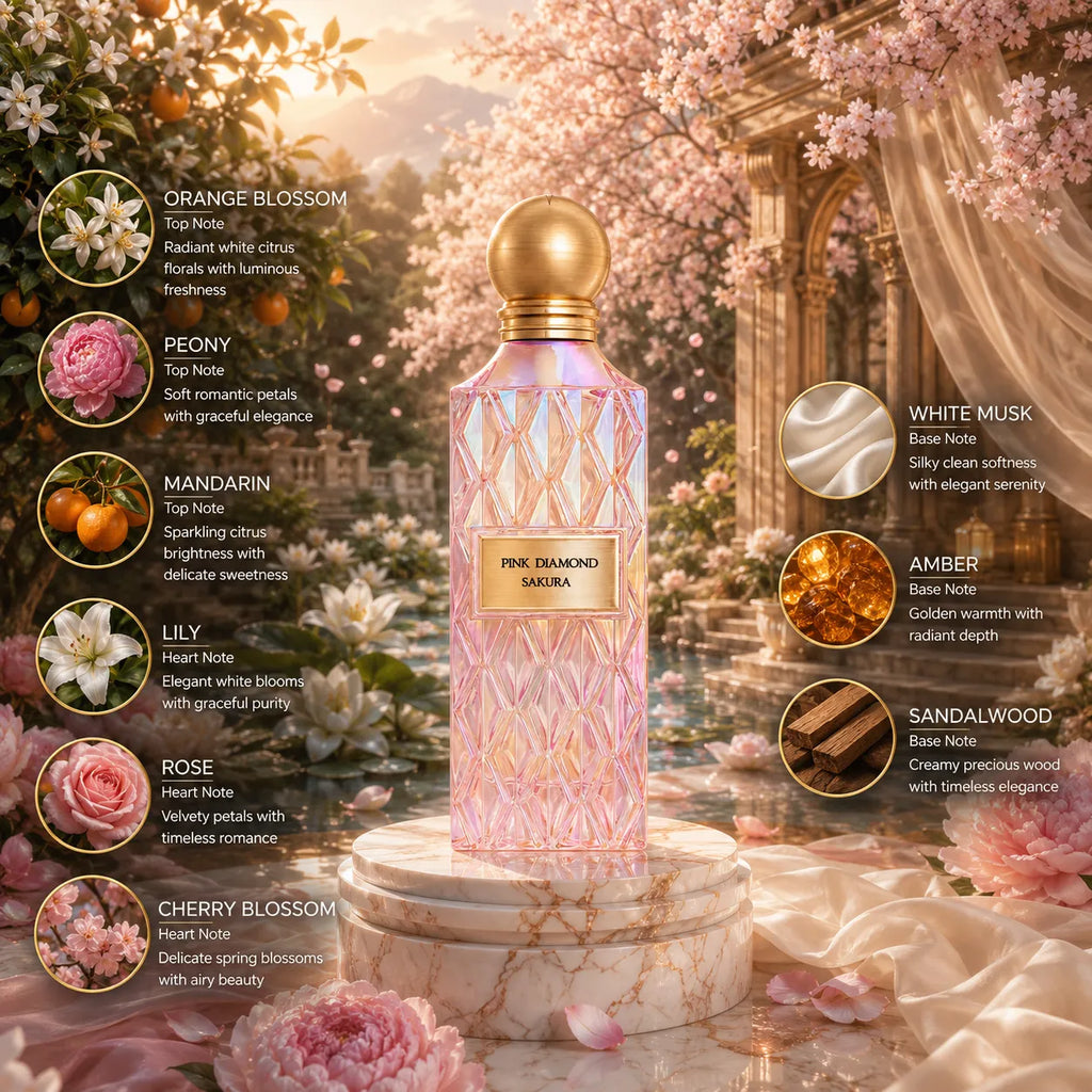 Ibraheem Al Qurashi Pink Diamond Sakura Eau de Parfum for Unisex