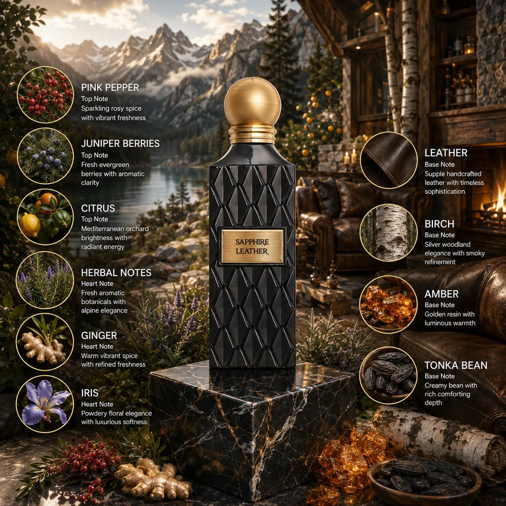 Ibraheem Al Qurashi Sapphire Leather Eau de Parfum for Unisex