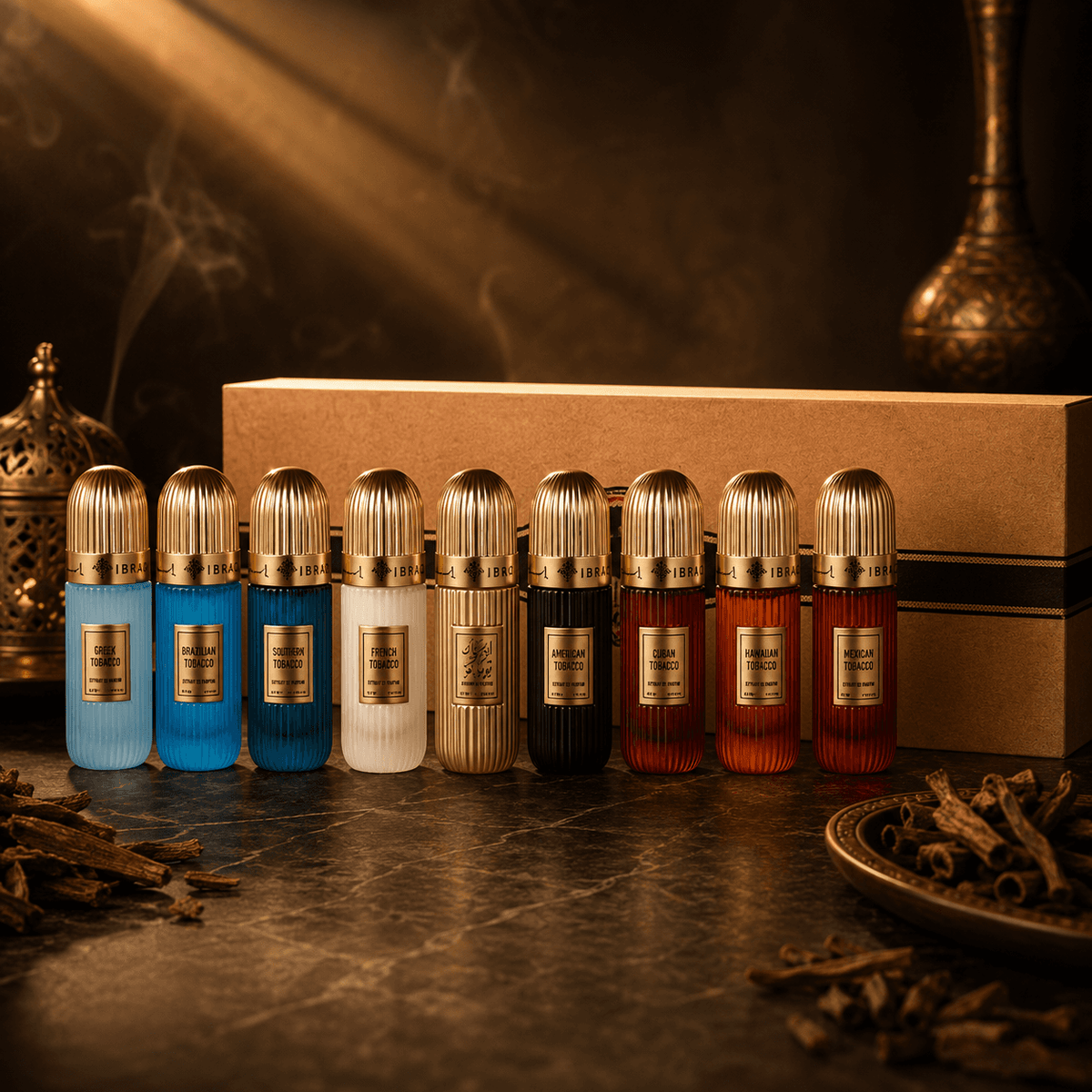 Ibraheem Al Qurashi Tobacco Collection Discovery Set for Unisex