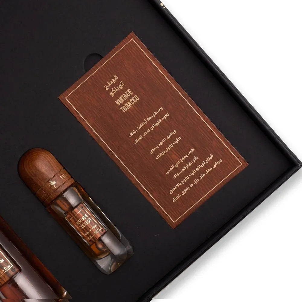 Ibraheem Al Qurashi Vintage Tobacco Gift Set for Men