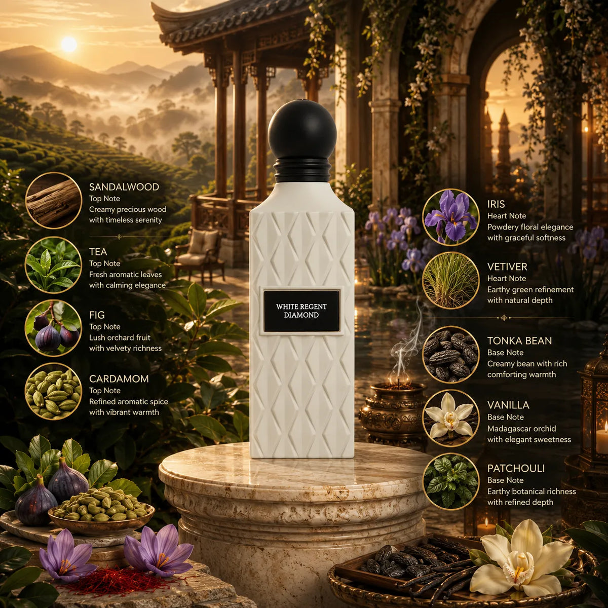 Ibraheem Al Qurashi White Regent Diamond Eau de Parfum for Unisex