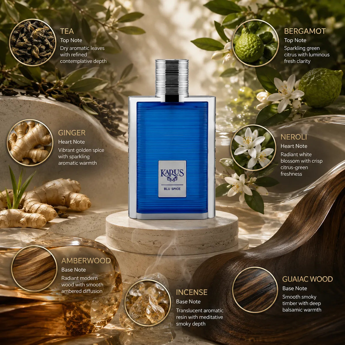 Khadlaj Karus Blu Spice Eau de Parfum for Unisex