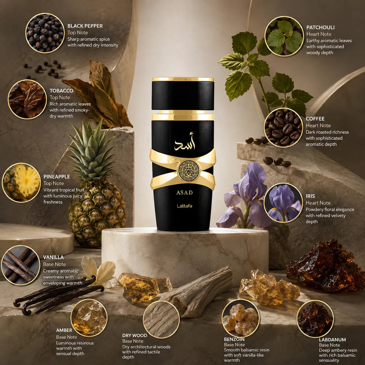 Lattafa Asad Eau de Parfum for Men
