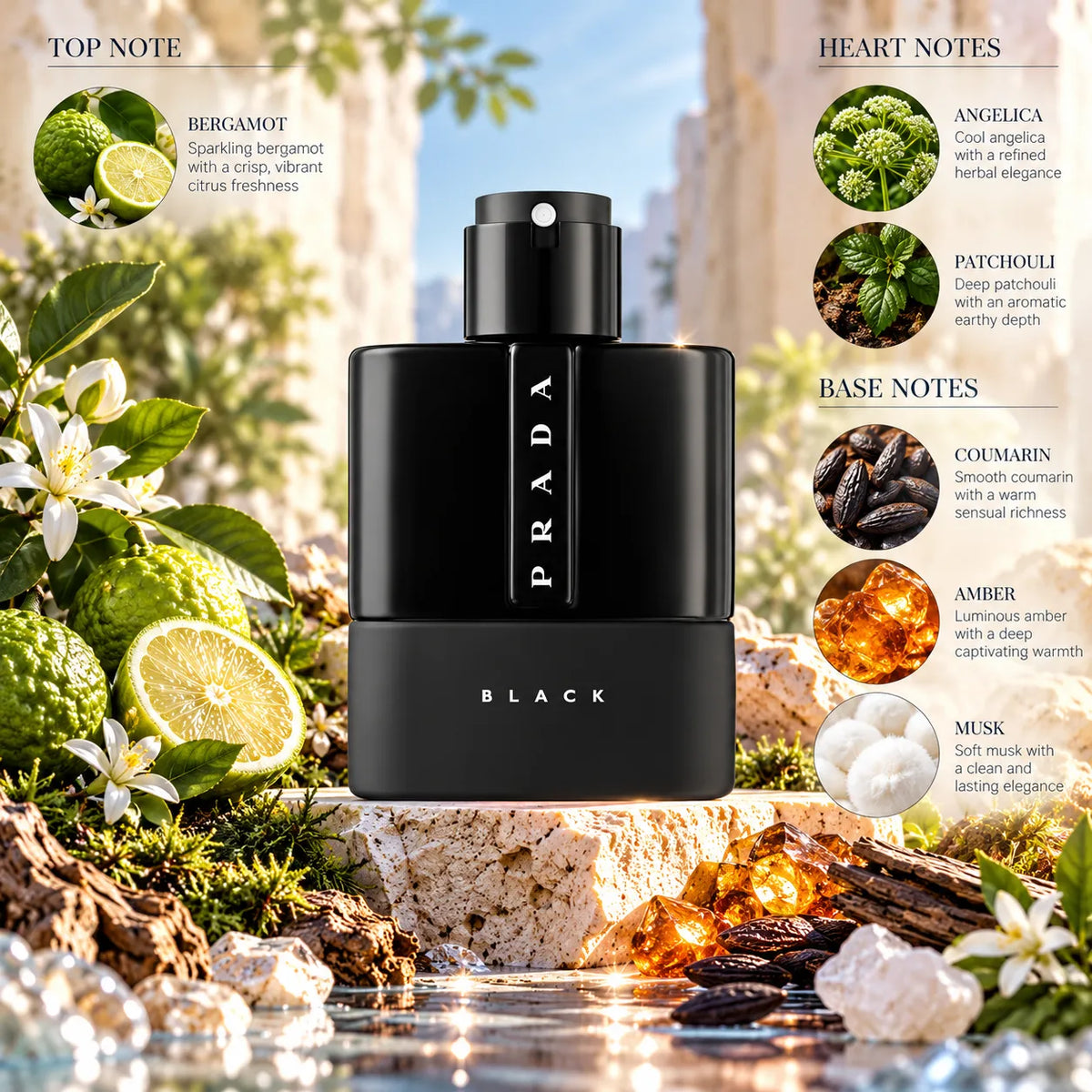 Prada Luna Rossa Black Eau de Parfum for Men
