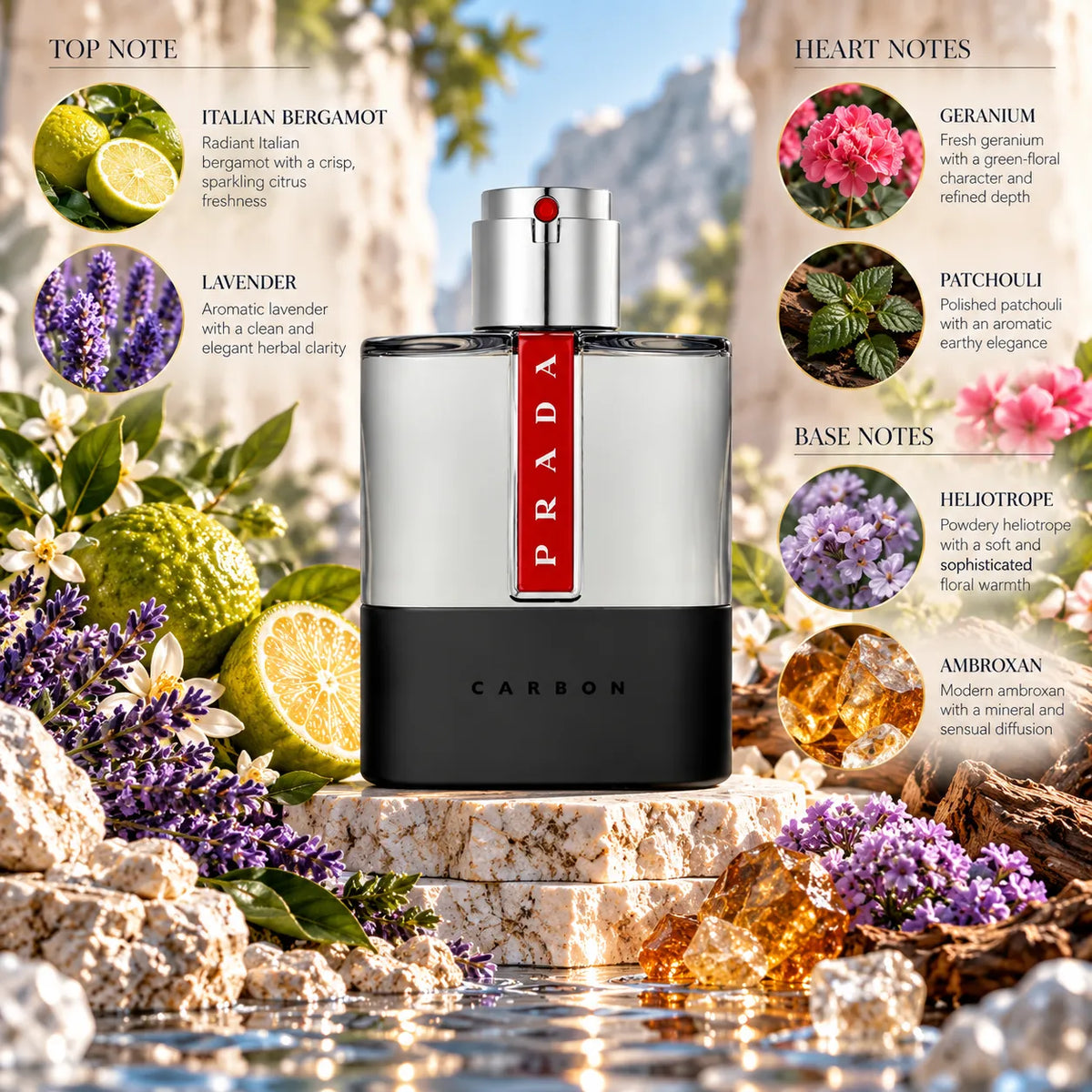 Prada Luna Rossa Carbon Eau de Toilette for Men