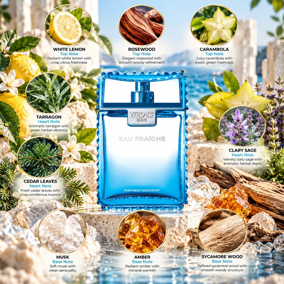 Versace Man Eau Fraîche Eau de Toilette for Men