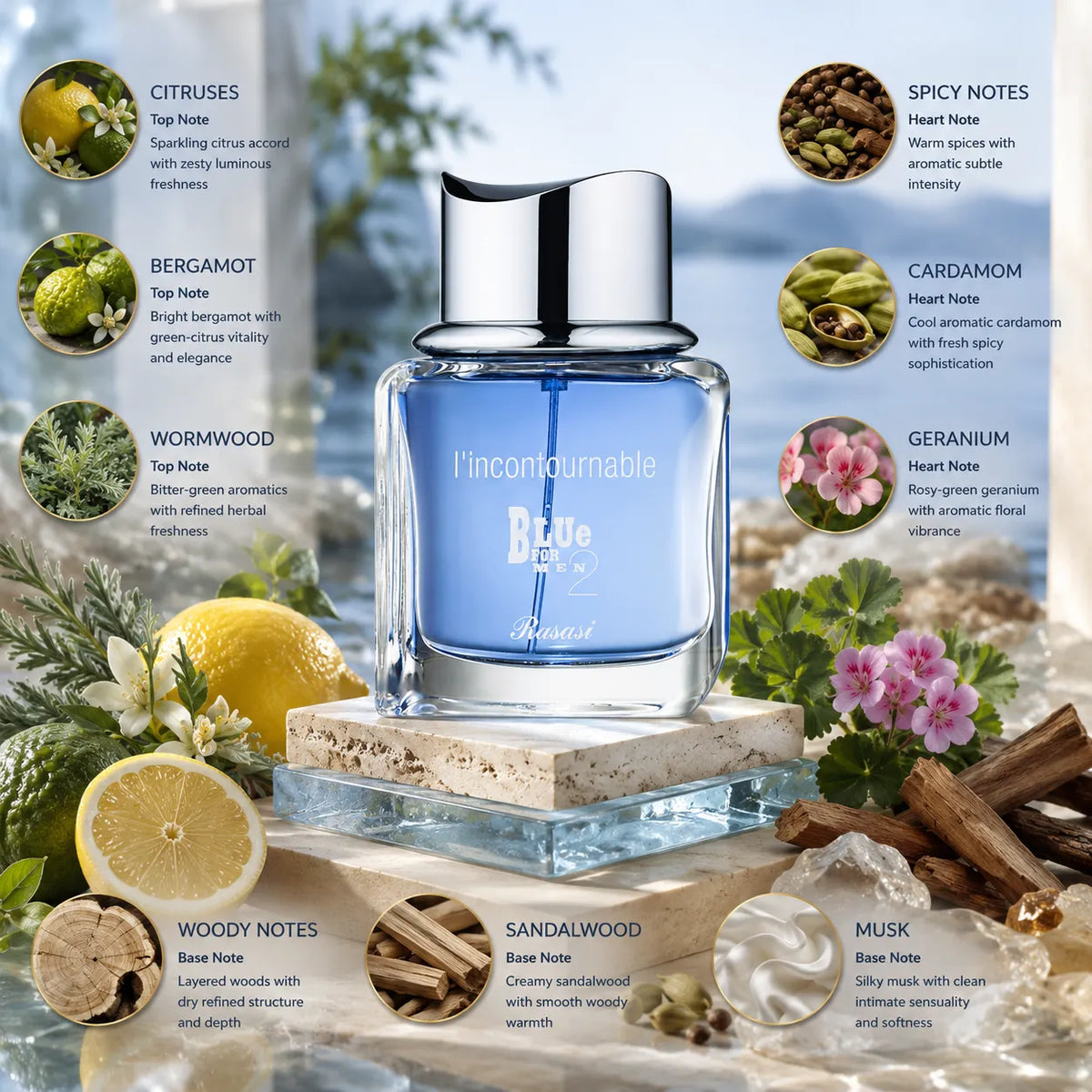 Rasasi Blue for Men 2 Eau de Parfum