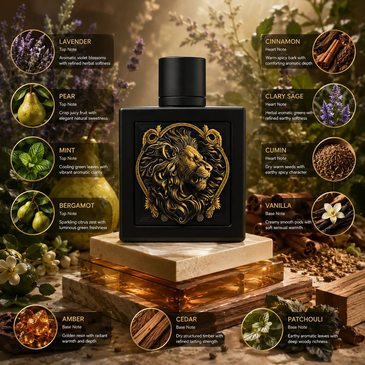 Rayhaan Lion Eau de Parfum for Men