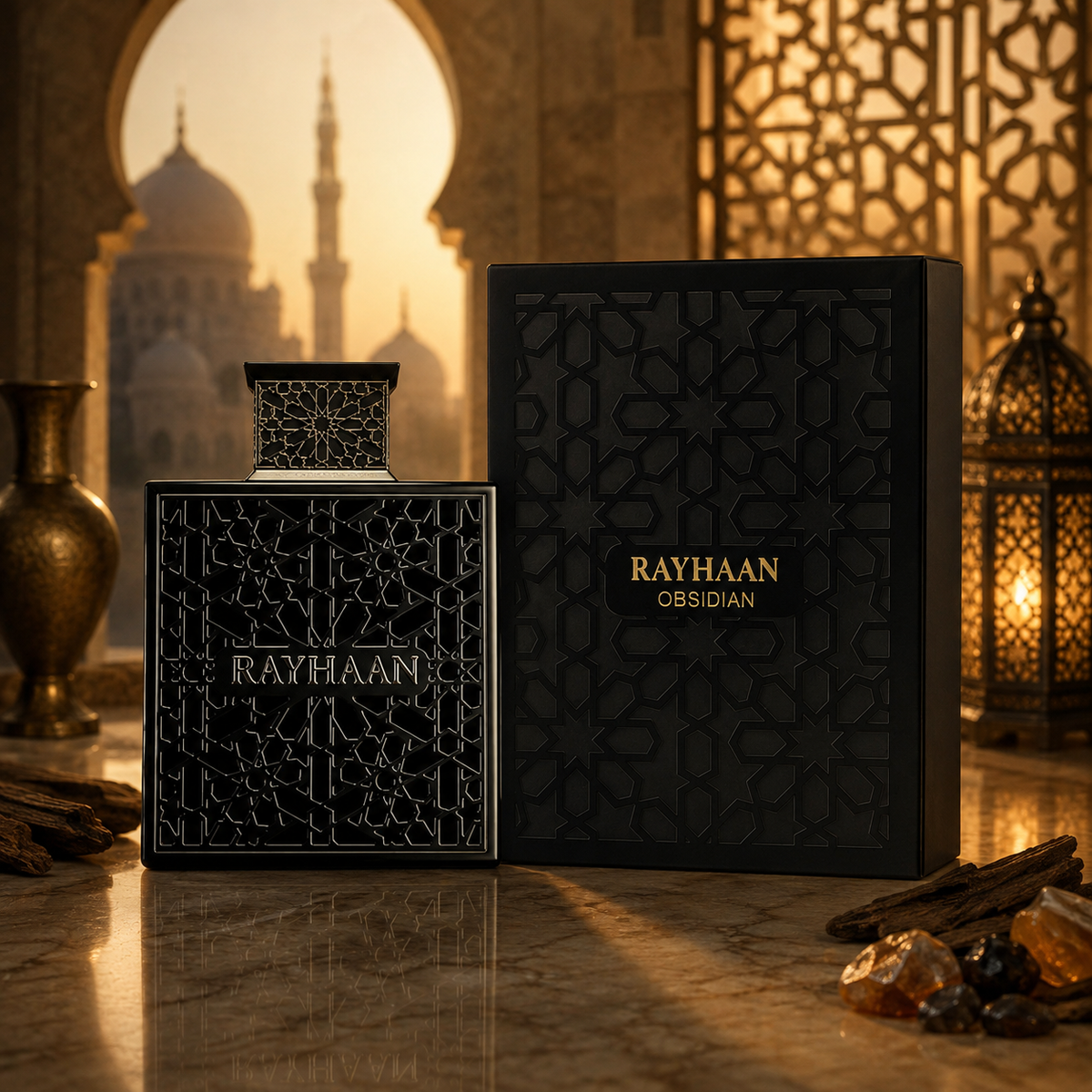 Rayhaan Obsidian Eau de Parfum for Unisex
