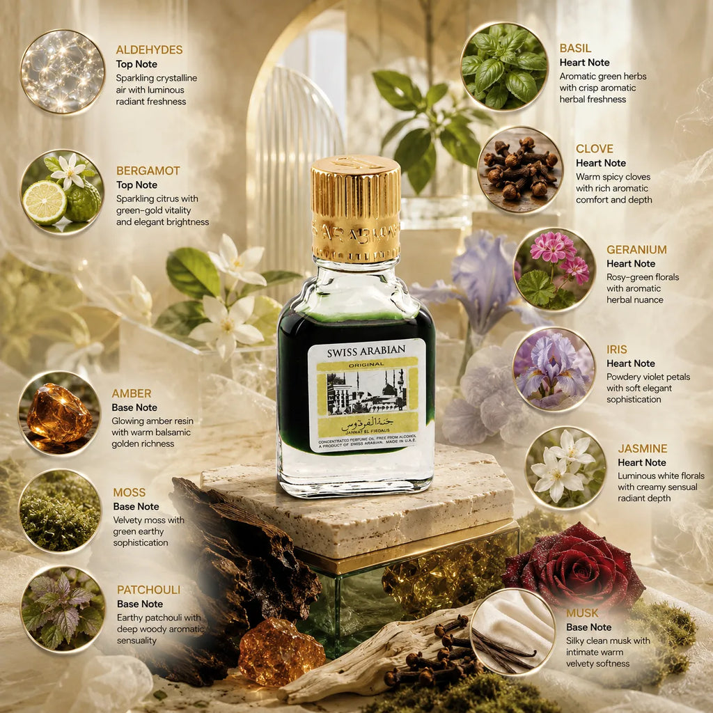 Swiss Arabian Jannet el Firdaus Green Attar