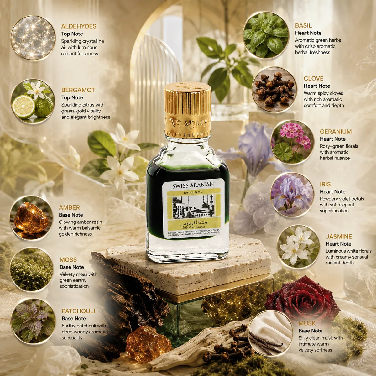 Swiss Arabian Jannet el Firdaus Green Attar