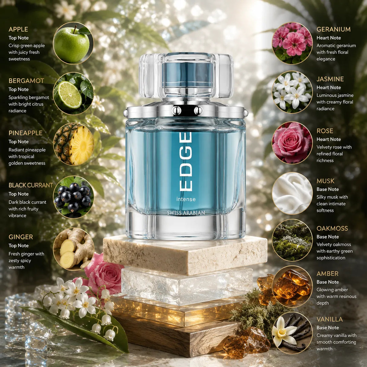 Swiss Arabian Edge Intense Eau de Parfum for Men