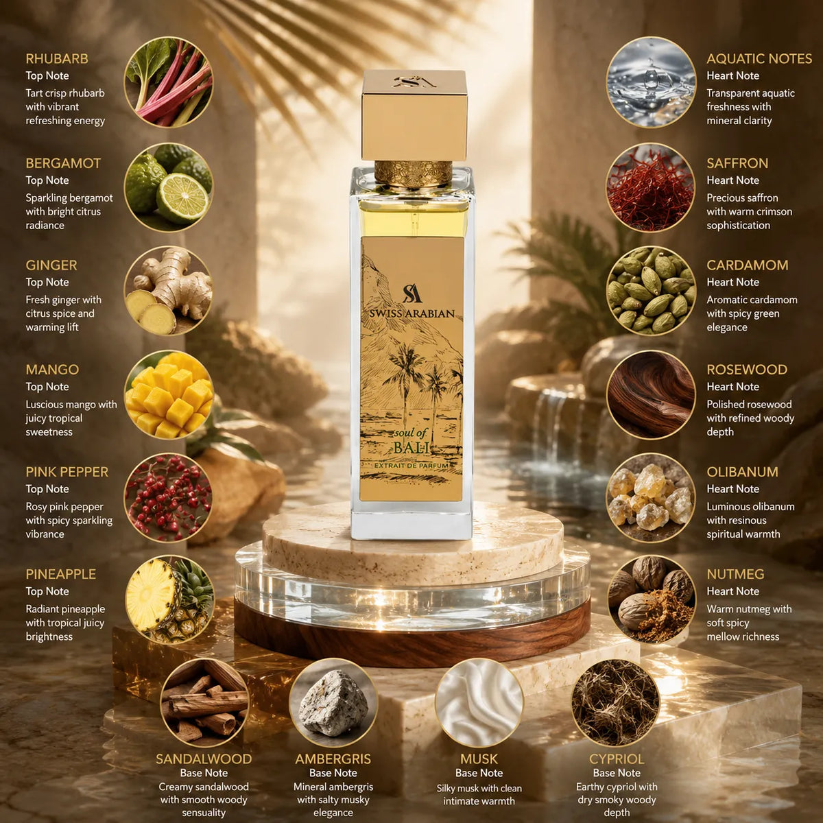 Swiss Arabian Soul of Bali Extrait de Parfum for Unisex